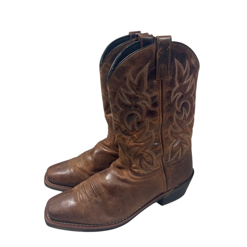 Laredo Mens 68354 Western Boots 11.5D Rust Brown Breakout Cowboy Leather 12"